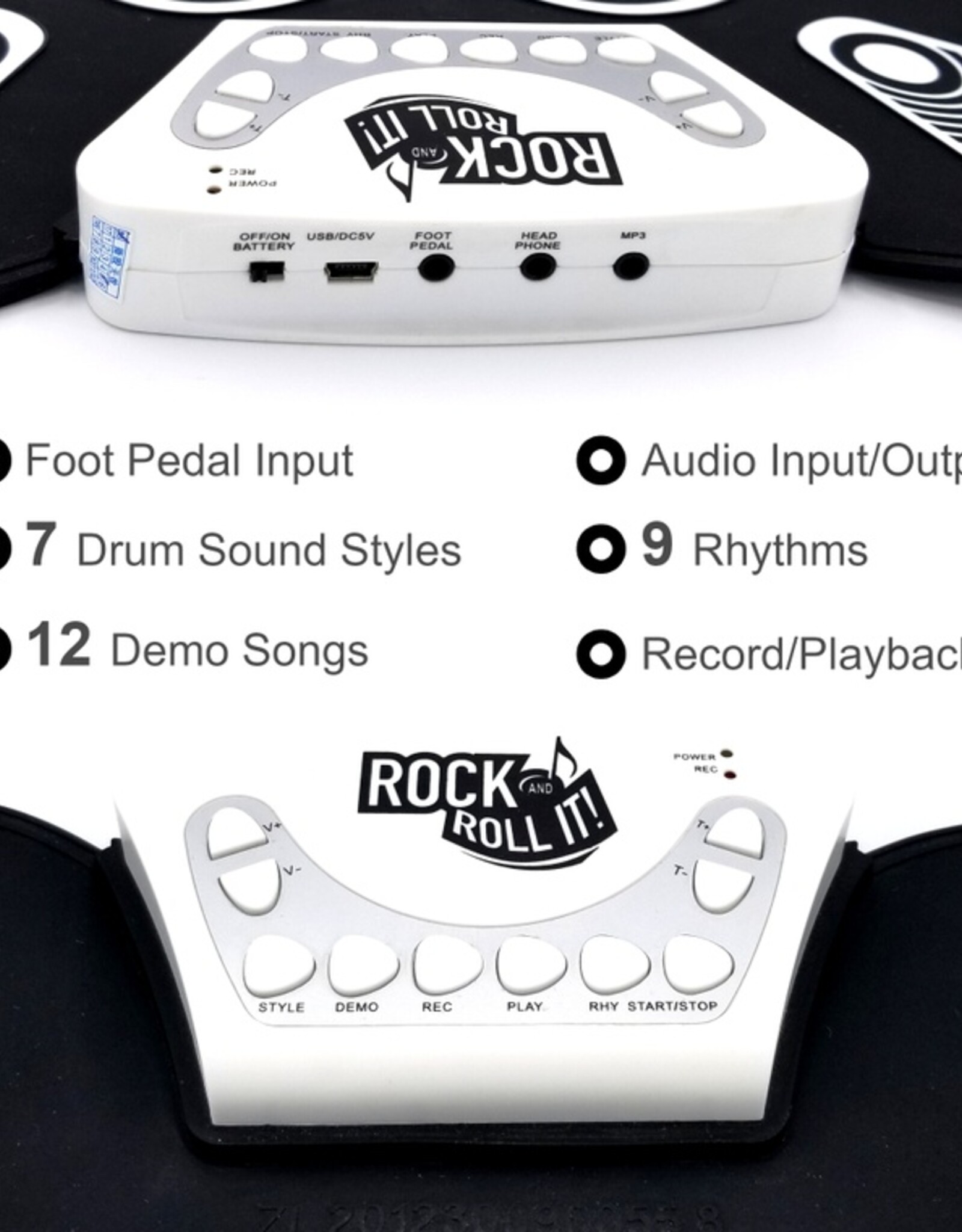 MukikiM Toys & Games Electronic Classic Drum Pad