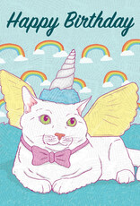 The Found Card - Birthday: Unicorn Cat Meow-gical Creature