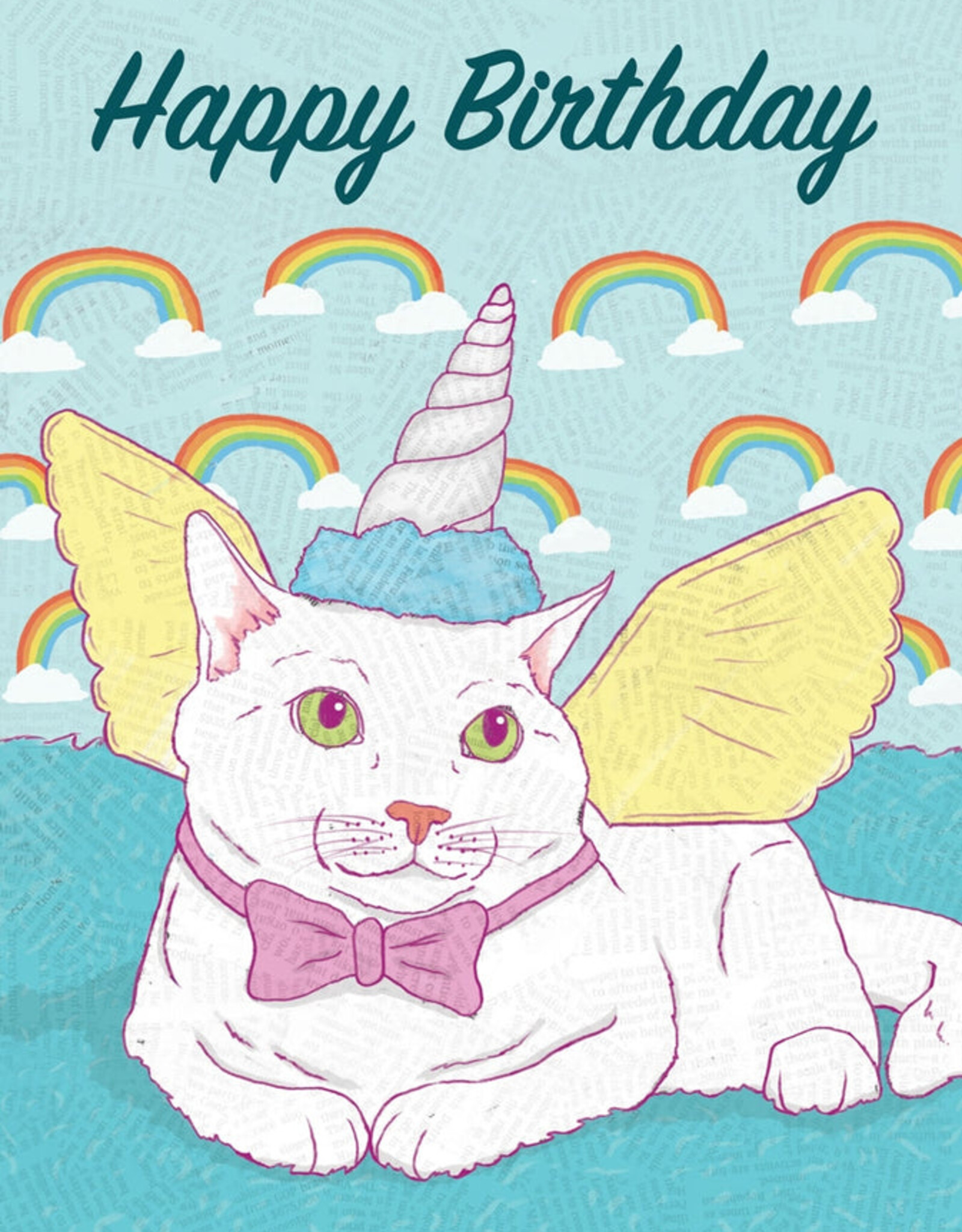 The Found Card - Birthday: Unicorn Cat Meow-gical Creature