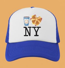 piccoliniNY Kids Trucker Hat - Coffee BEC NY