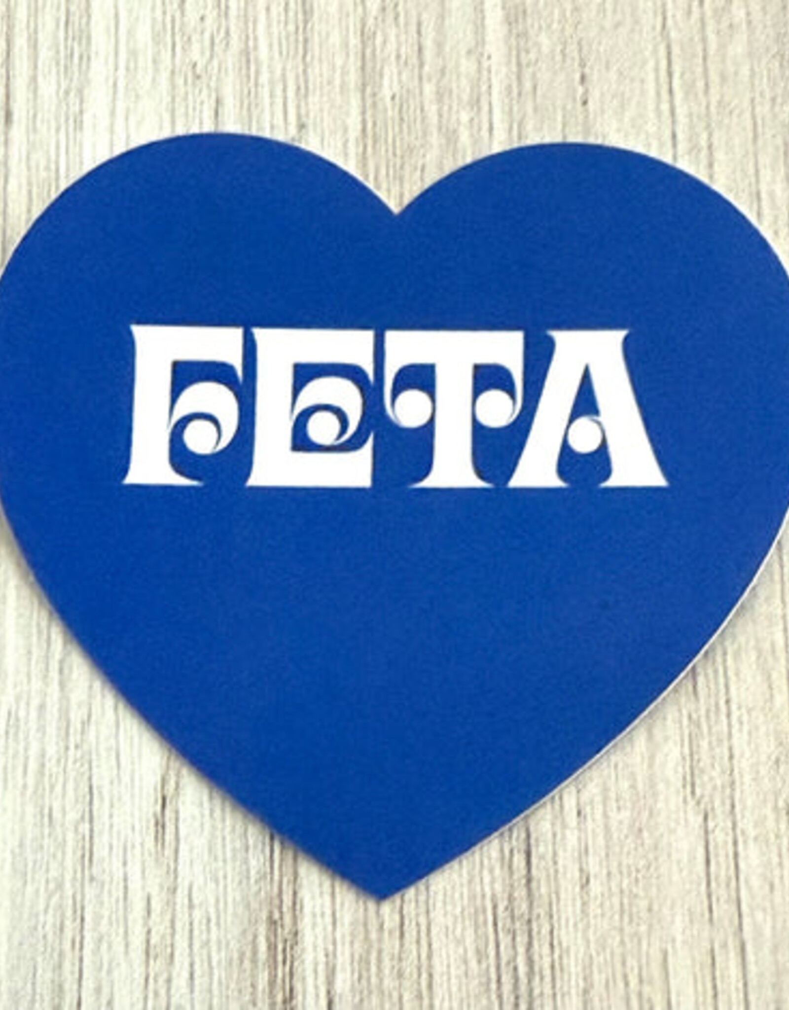 The Silver Spider Sticker - Feta Heart