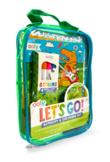 Ooly DBA International Arrivals Activity & Coloring Kit - Let's Go! Robo Dinos