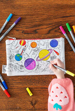 Eat Sleep Doodle Color In Pencil Case - Space Explorer