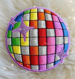 Wildflower + Co Patch - Rainbow Disco Ball