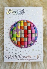 Wildflower + Co Patch - Rainbow Disco Ball