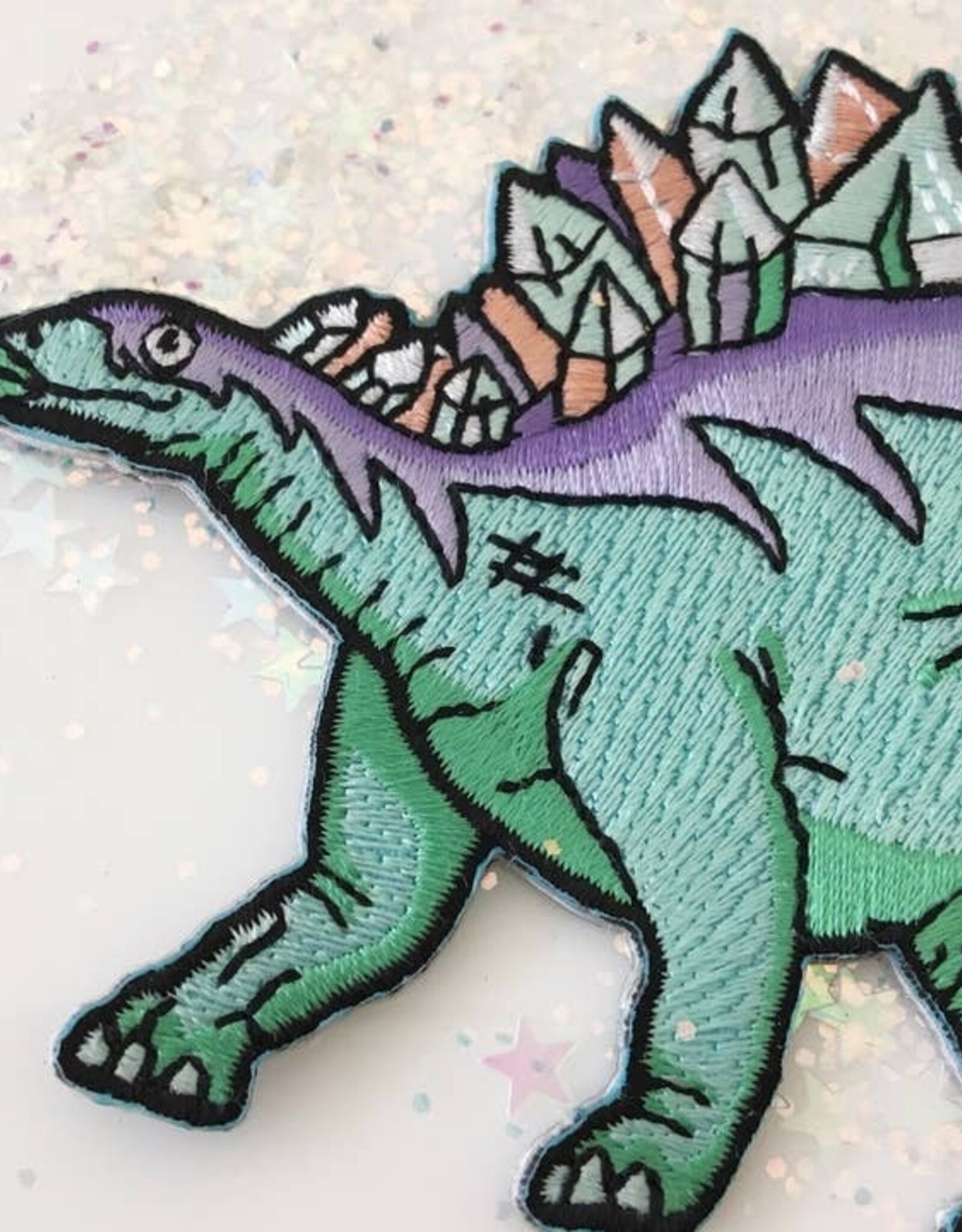 Wildflower + Co Patch -  Crystal Stegosaurus