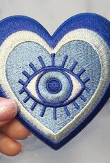 Wildflower + Co Patch -  Evil Eye Heart