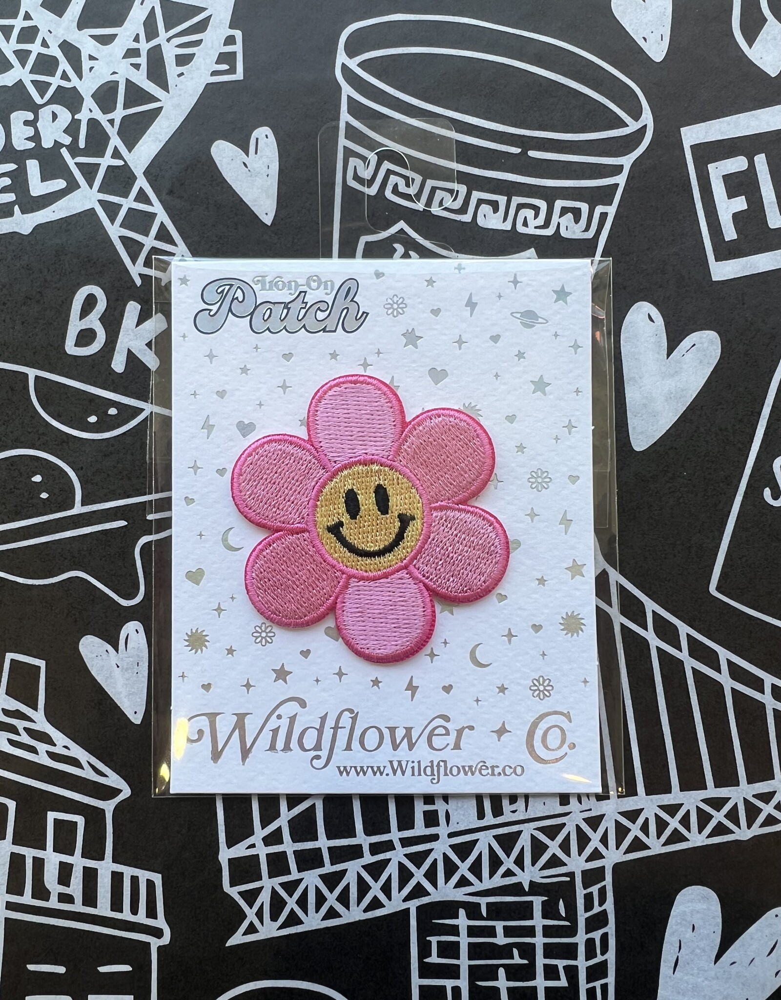 Wildflower + Co Patch - Smiley Daisy