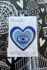 Wildflower + Co Patch -  Evil Eye Heart