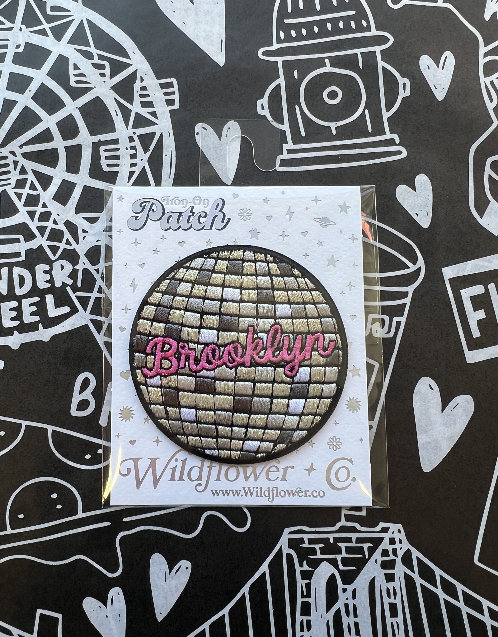 Wildflower + Co Patch - Brooklyn Disco Ball