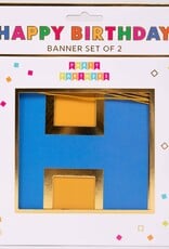 Party Partners Banner - Rainbow Happy Birthday