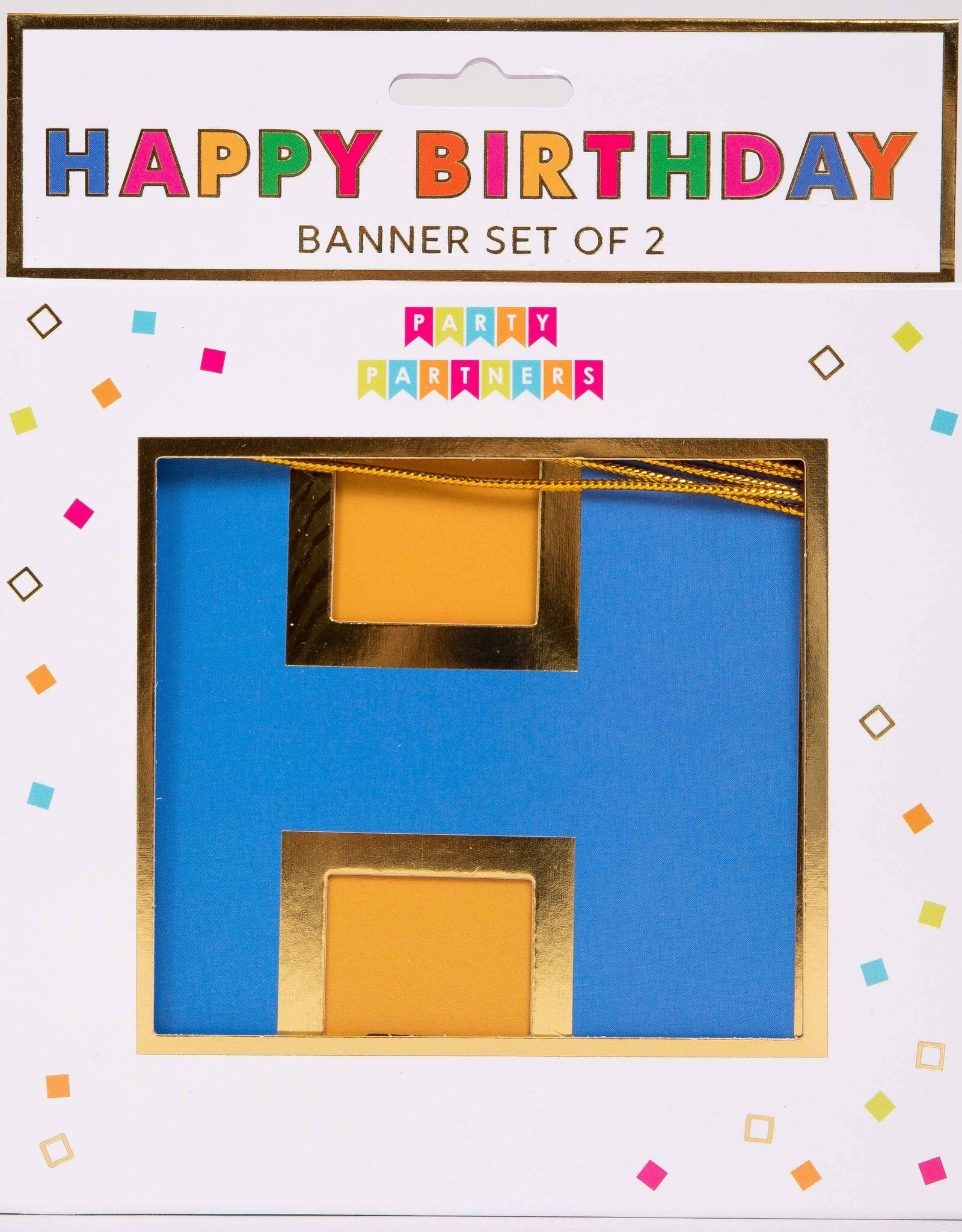 Party Partners Banner - Rainbow Happy Birthday