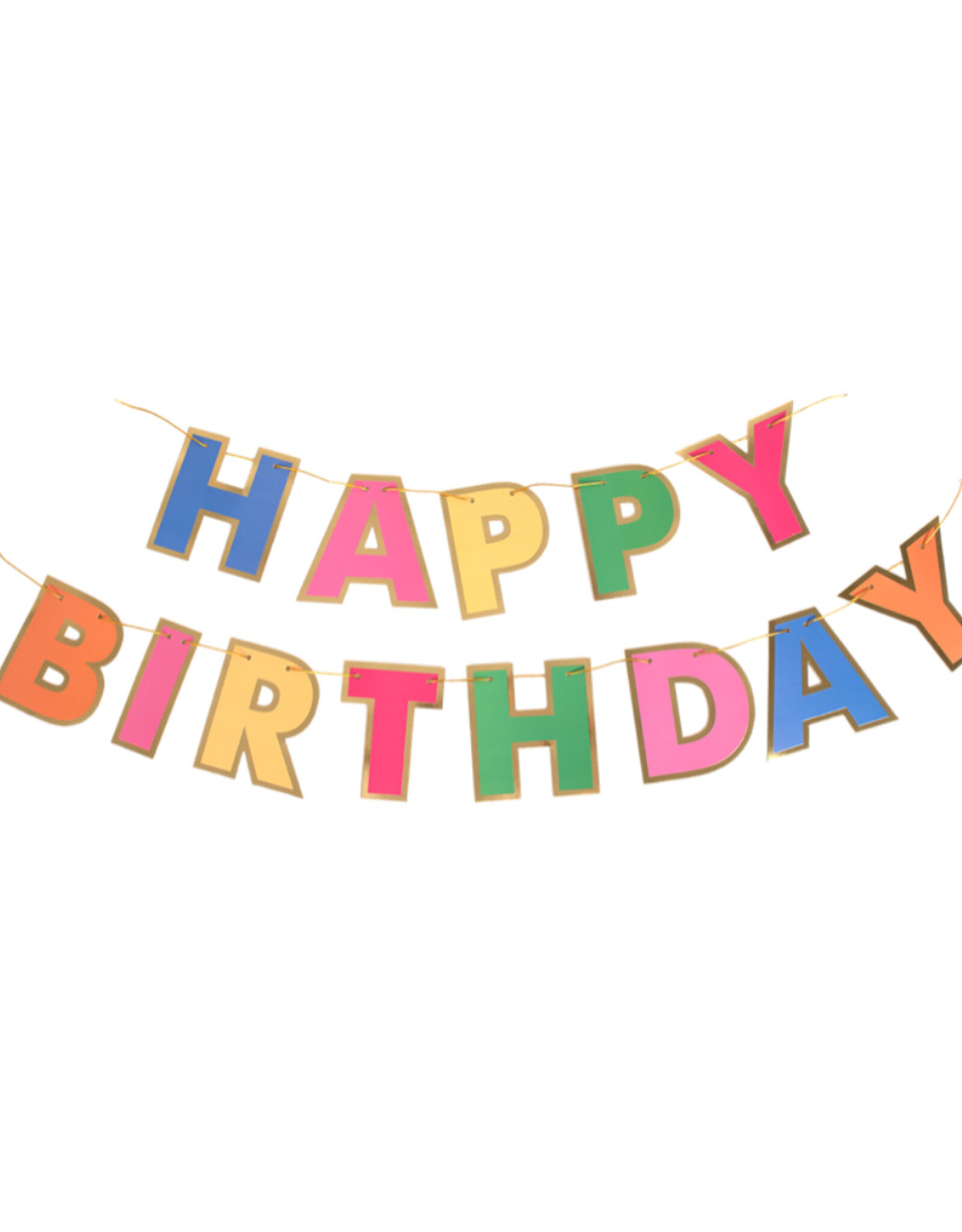 Party Partners Banner - Rainbow Happy Birthday