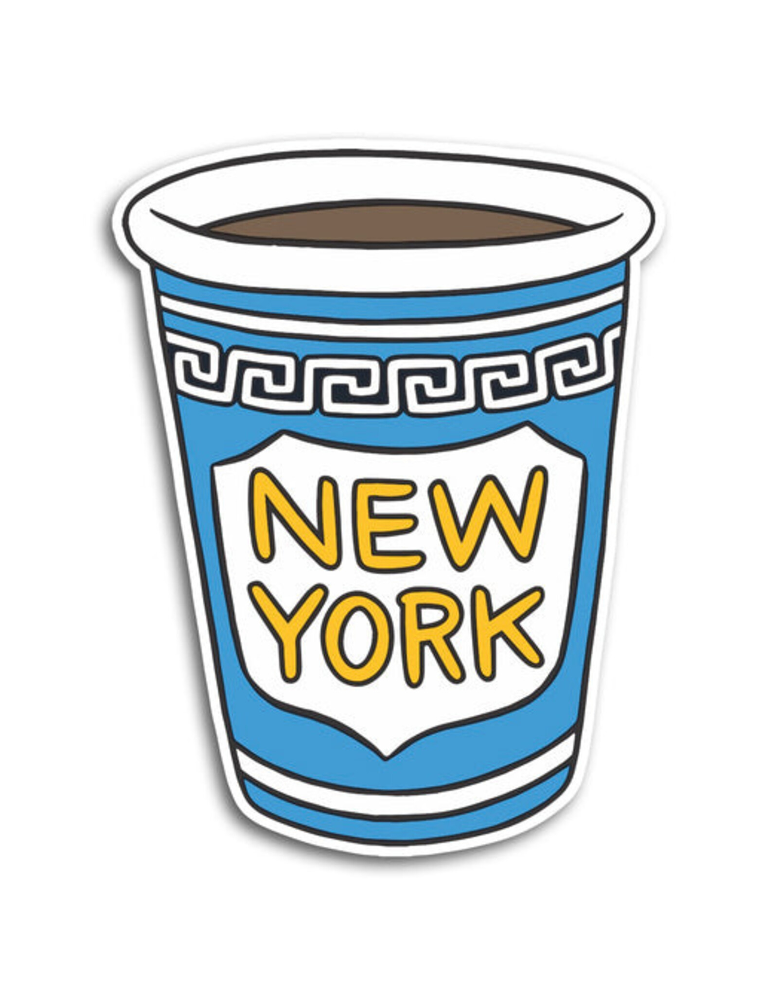 The Found Stickers:  NYC Coffee Cup
