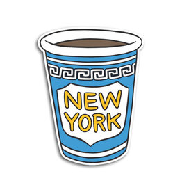 The Found Stickers:  NYC Coffee Cup