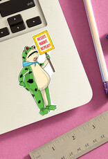 The Found Sticker - Resist Frog