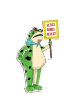 The Found Sticker - Resist Frog