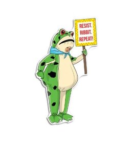 The Found Sticker - Resist Frog