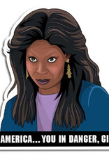 The Found Sticker - America, You in Danger Girl