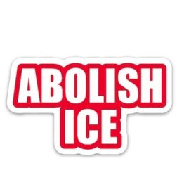 The Found Sticker: Abolish Ice