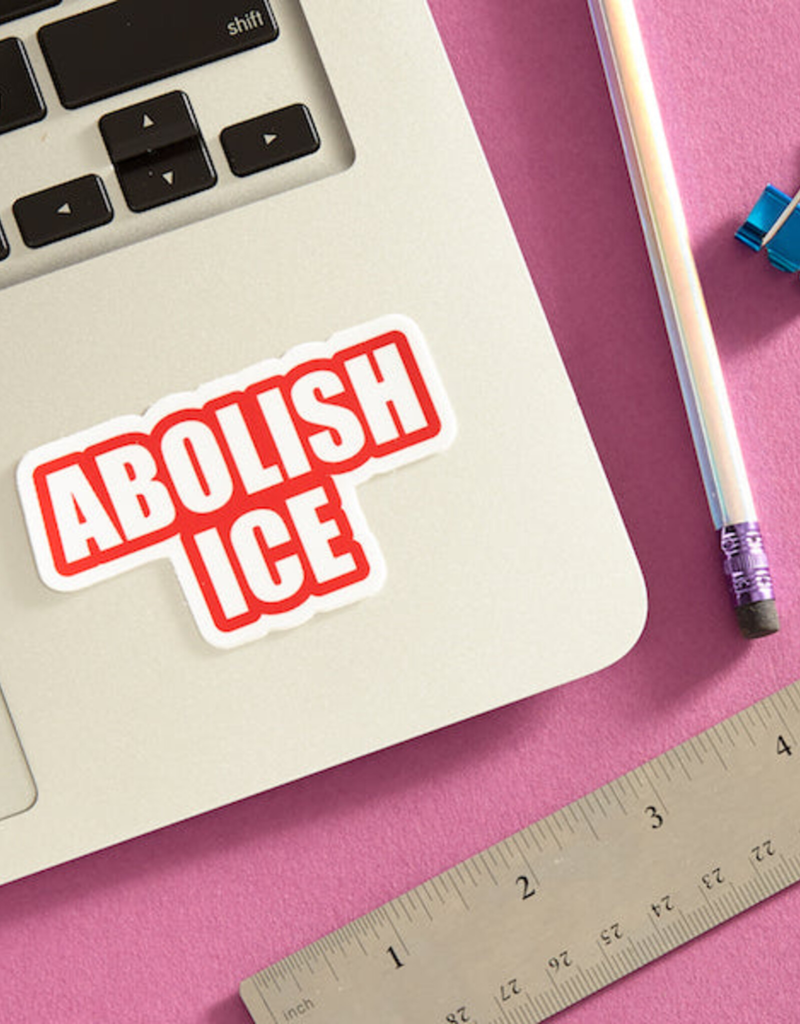 The Found Stickers:  Abolish Ice