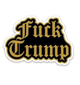 The Found Sticker - Fuck Trump
