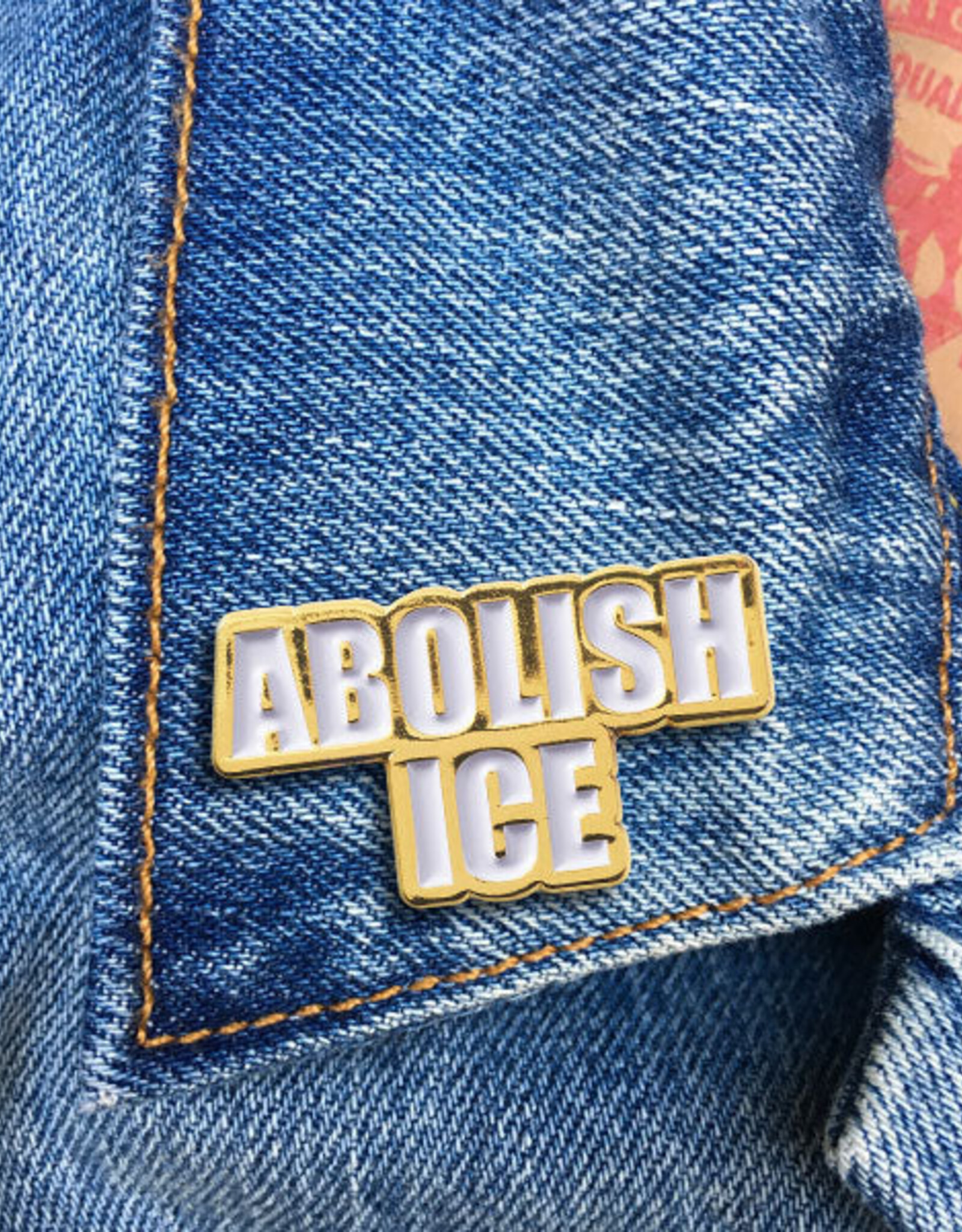 The Found Enamel Pin - Abolish ICE