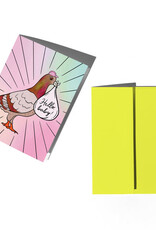 Boss Dotty Card - Baby: Hello Baby Pigeon