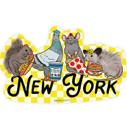 Boss Dotty Sticker - New York City Animals