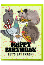 Boss Dotty Card - Birthday: Trash Animals