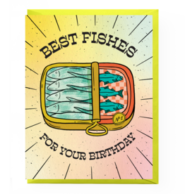 Boss Dotty Card - Birthday: Best Fishes