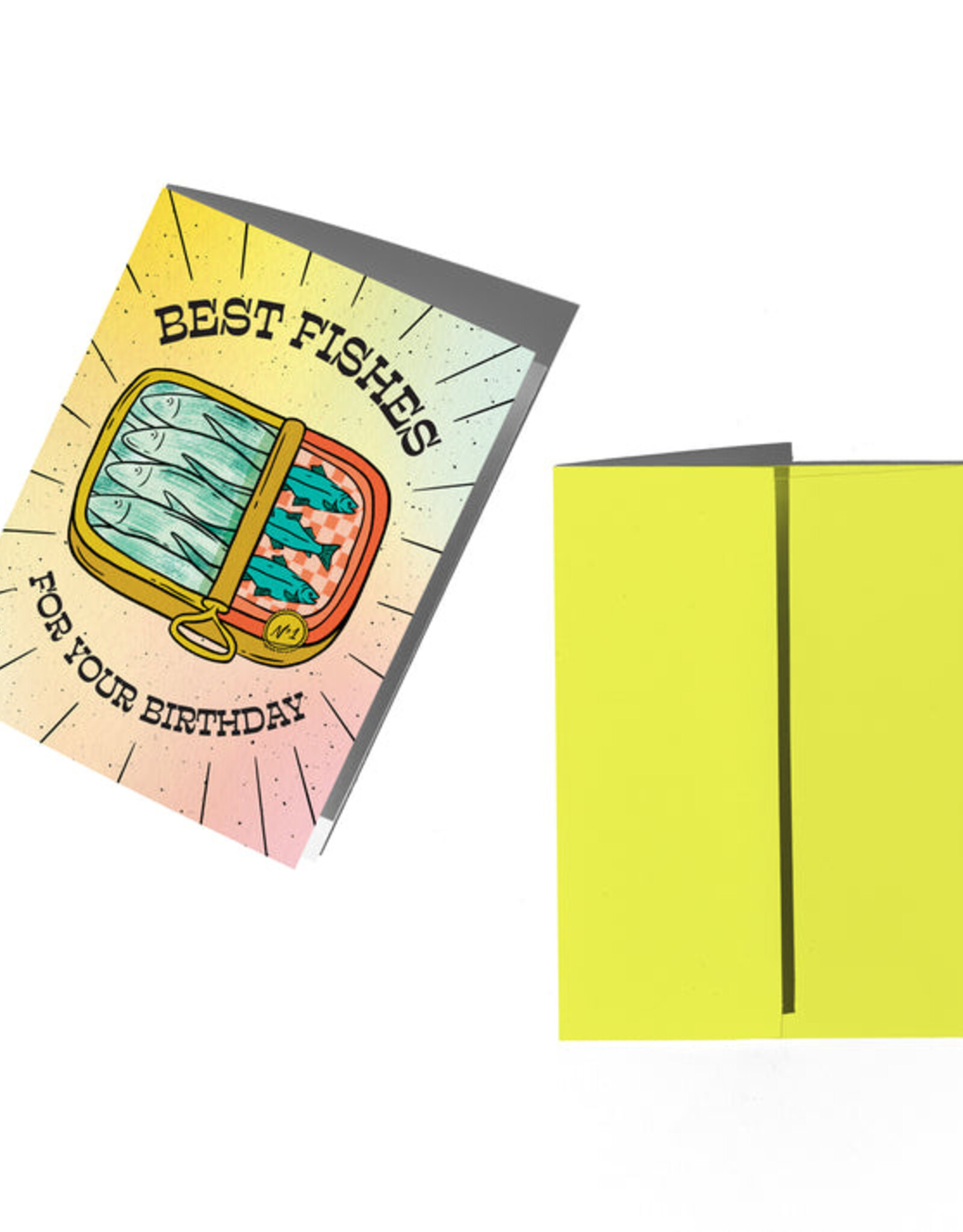 Boss Dotty Card - Birthday: Best Fishes