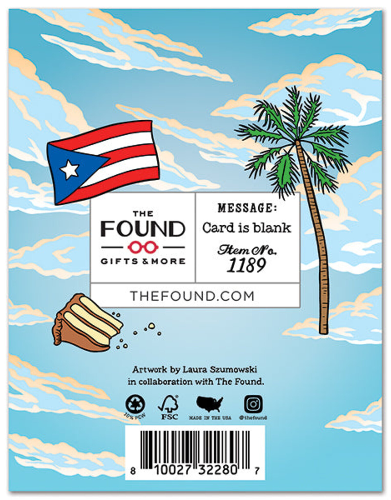 The Found Card - Birthday: Bad Bunny Bebe