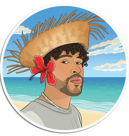 The Found Sticker - Bad Bunny Beach