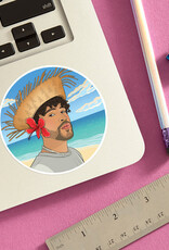 The Found Sticker - Bad Bunny Beach