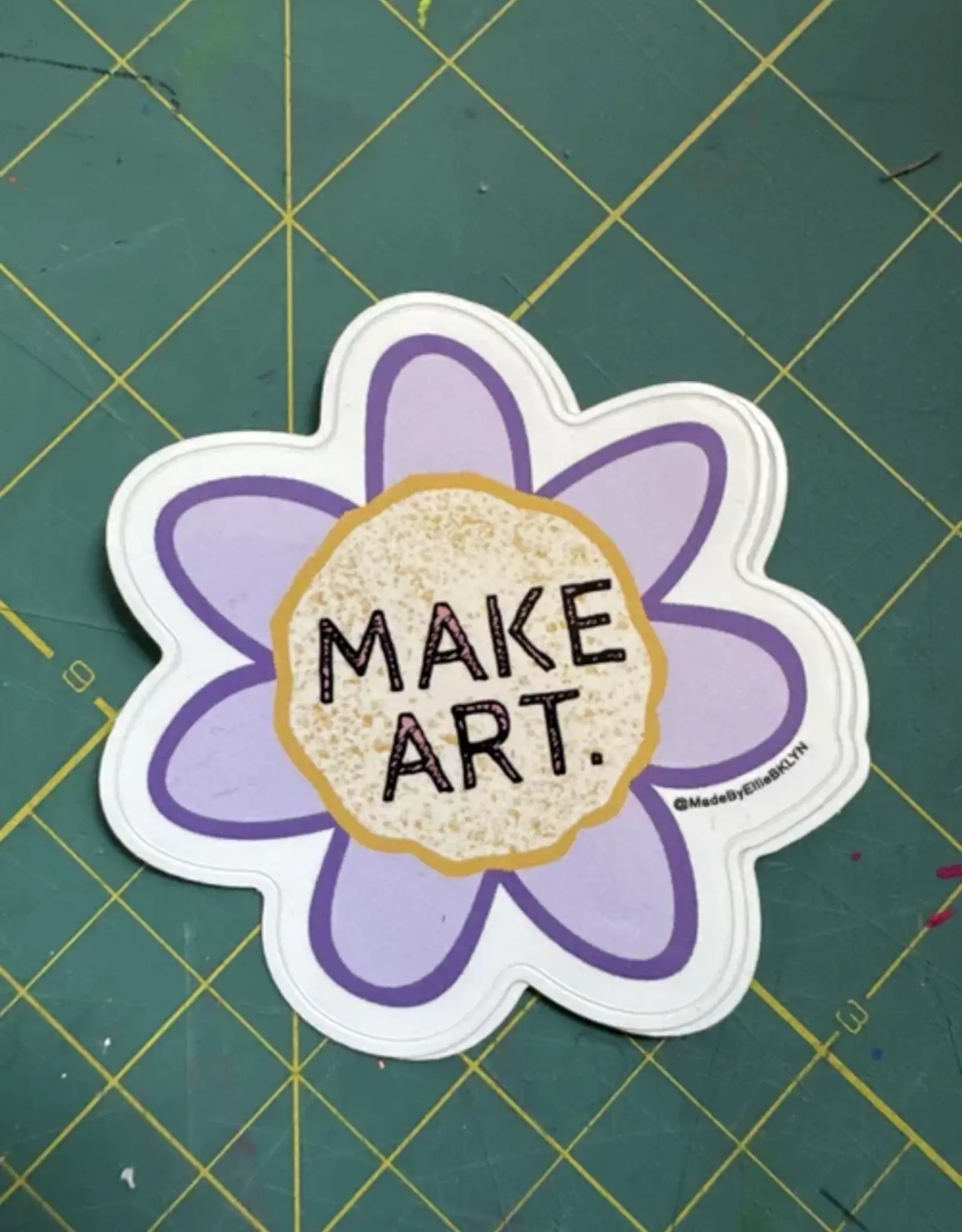 Ellie d'Eustachio Sticker - Make Art Flower
