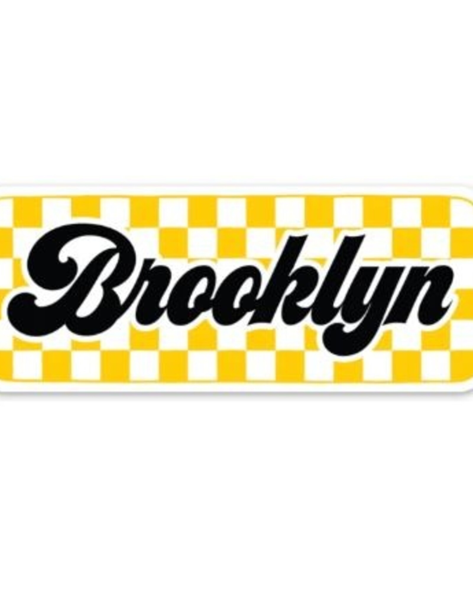 The Found Sticker - Brooklyn Checkered