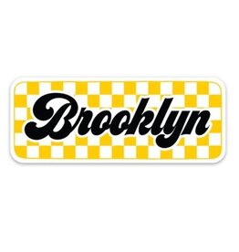 The Found Sticker - Brooklyn Checkered