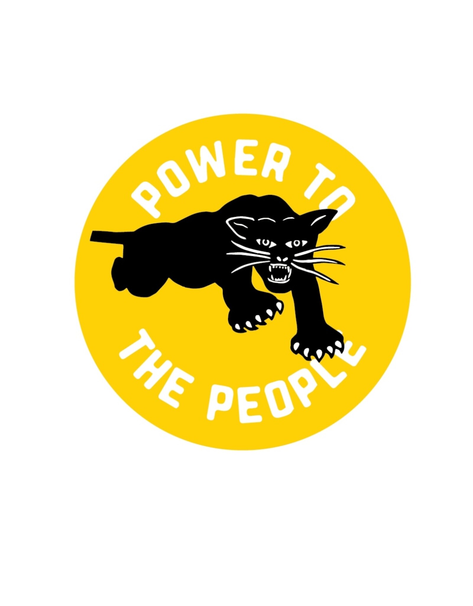 All Very Goods Sticker - Panther Power to the People