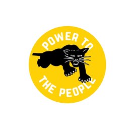 All Very Goods Sticker - Panther Power to the People