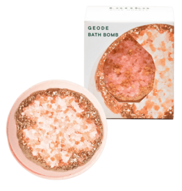 Latika Beauty Bath Bomb - Rose Quartz Geode