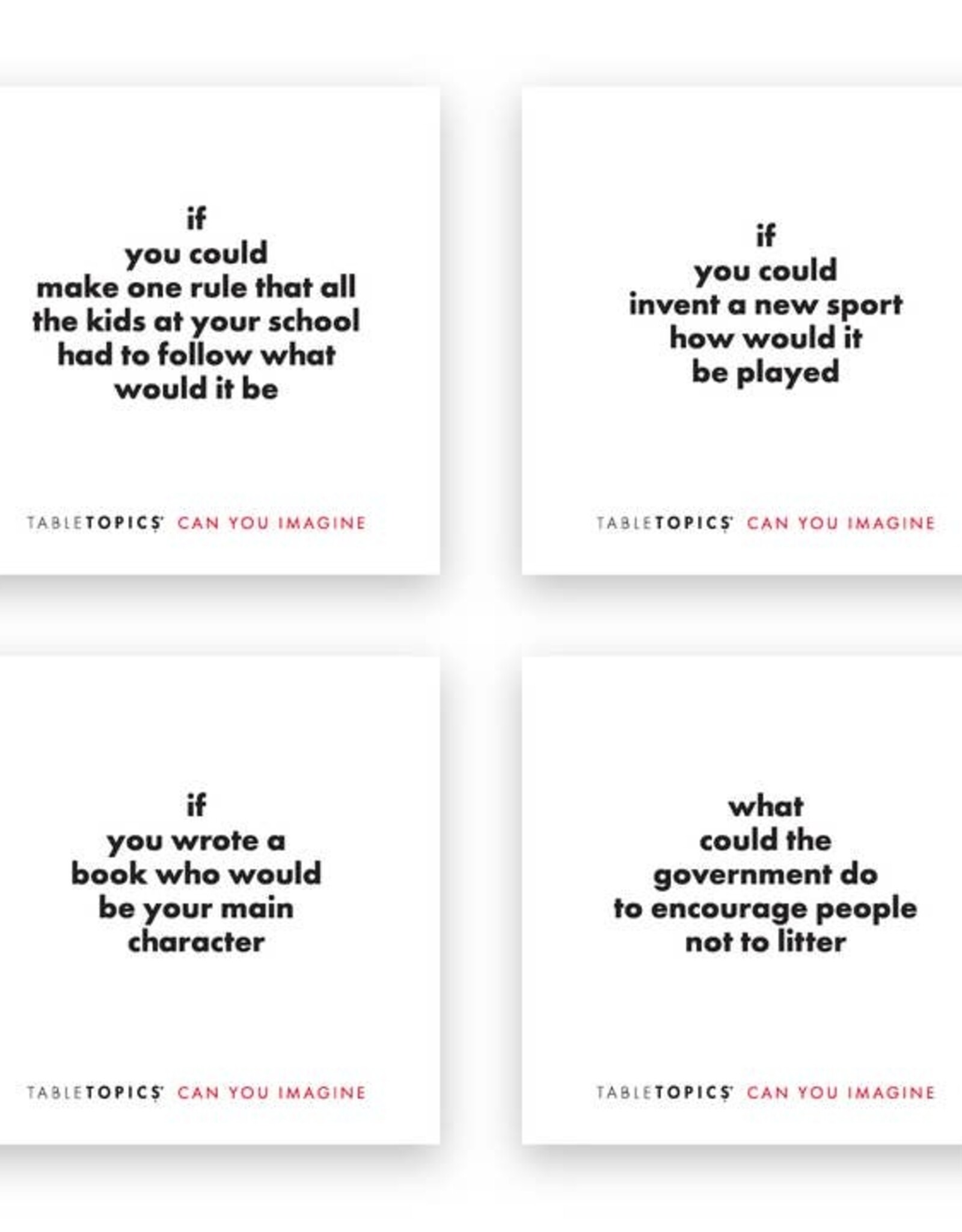 tableTopics Tabletopics - to go - Can you Imagine