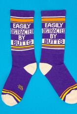 Gumball Poodle Socks - Athletic: Easily distracted by butts