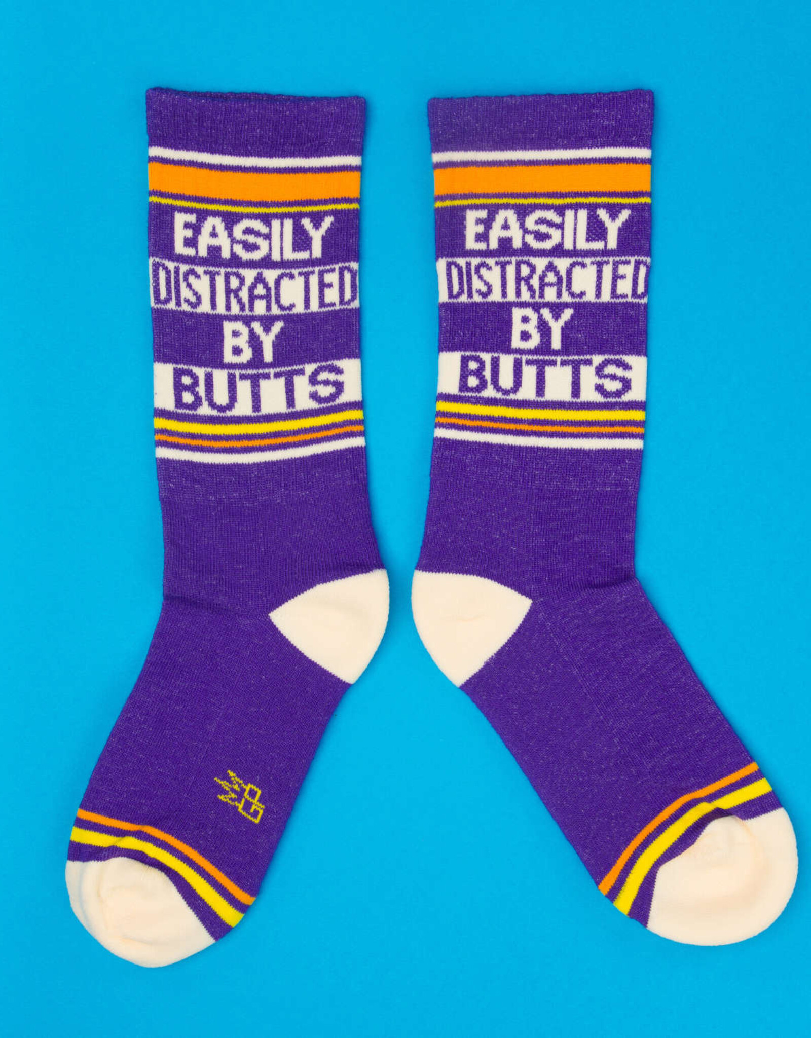 Gumball Poodle Socks - Athletic: Easily distracted by butts
