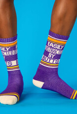 Gumball Poodle Socks - Athletic: Easily distracted by butts