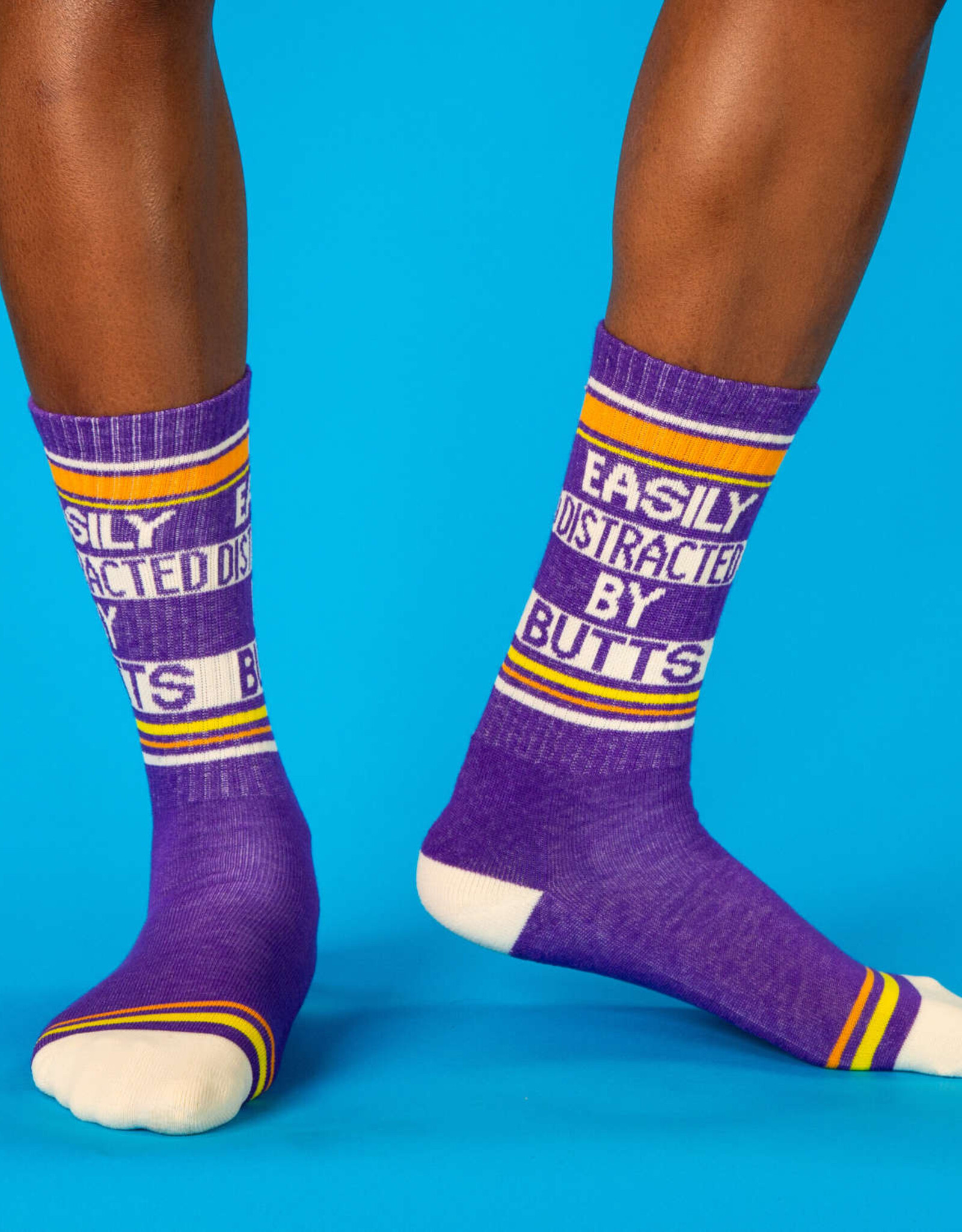 Gumball Poodle Socks - Athletic: Easily distracted by butts