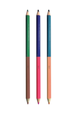 Ooly DBA International Arrivals 2 Of A Kind Double Ended Colored Pencils - 24 Colors