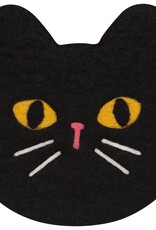 Danica + Now Designs Trivet - Felt Wool Black Cat