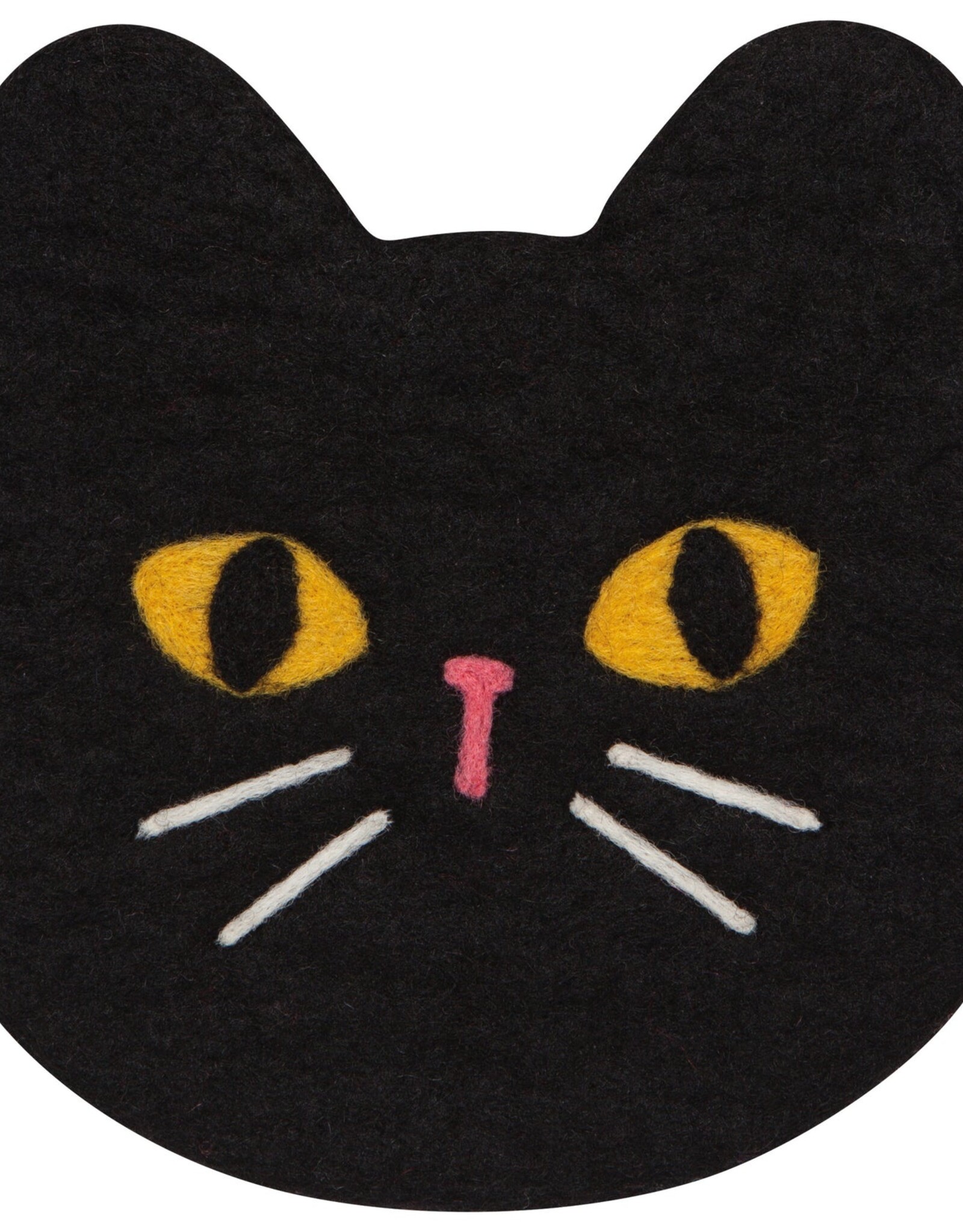 Danica + Now Designs Trivet - Felt Wool Black Cat