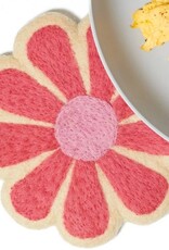 Once Again Home Co. Wool Trivet - Pink Flower